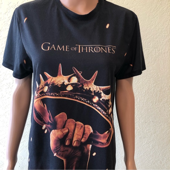 Game Of Thrones Women’s Size M Black T-Shirt HBO Official Licensed Graphic Tee - Picture 16 of 16
